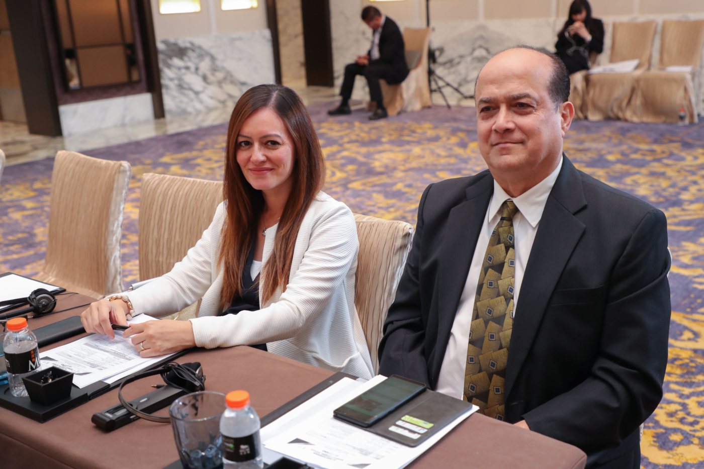 Vera Bastos and Carlos dos Santos Ferreira